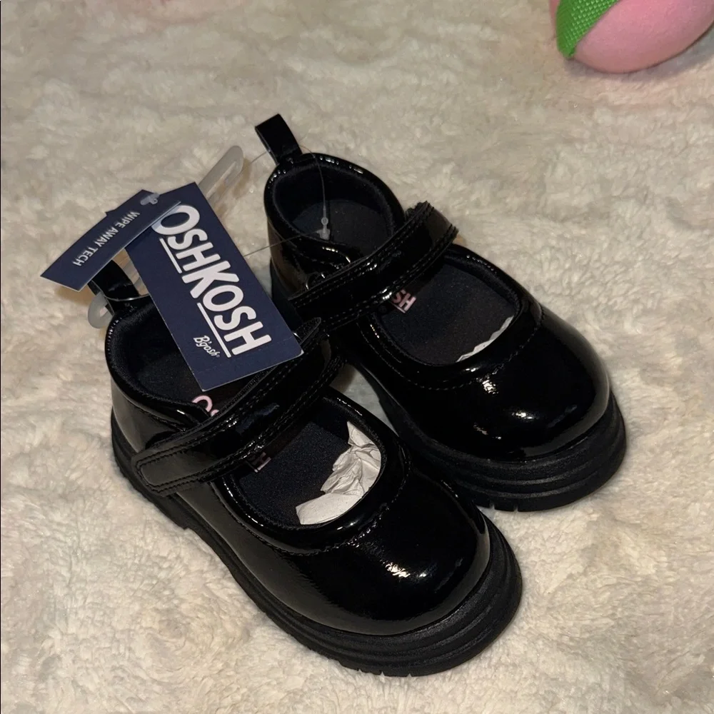 OshKosh B'gosh Black Kids Dress Shoes